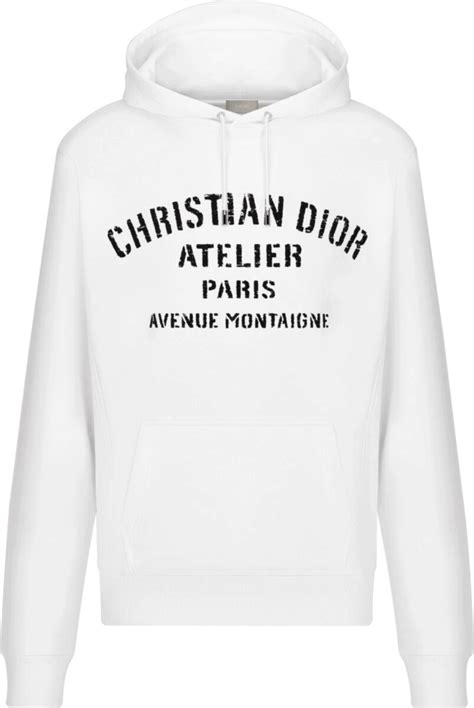 dior hoodie black and white|christian Dior hoodie white.